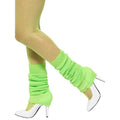 Fluro Green Legwarmers - 80s