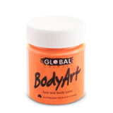 Fluro Orange Face and Body Paint 45ml, non toxic and water based.