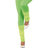 Yellow legwarmers for 80s parties
