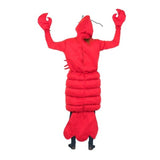 Foam lobster adult costume with long tail and claws.