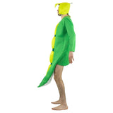 Foam Peapod Adult Costume, foam tunic with sleeves, longer at front, back comes below the bottom.