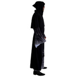 Men's Forgotten Souls Robe with skull sleeve print side view