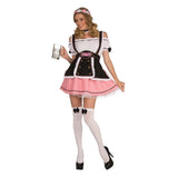 Fraulein Costume, mini dress, with apron and headpiece.