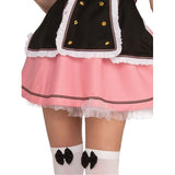 Fraulein Costume, short skirt lace trim.