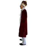 Freddie Royal Cape red and white costume cape side view