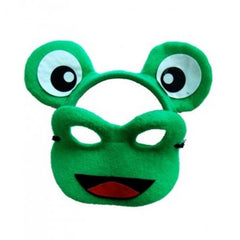 frog mask and headband costume accessory set