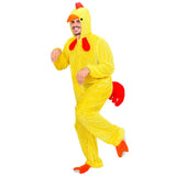 Chicken themed novelty costume jumpsuit