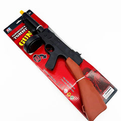Gangster Machine Tommy Gun, pull trigger for machine gun sound, 50 cm long.