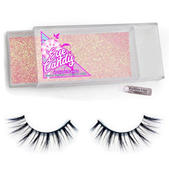 Gatsby Eye Candy 4D Faux Lashes with eyelash glue for costumes, cosplay, drag makeup and glamorous beauty looks.
