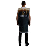 Genius Pint adult beer tabard novelty costume back view