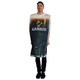 Genius Pint adult beer tabard novelty costume front view
