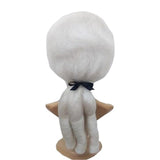 George washington wig with ponytail, and 3 ringlets.