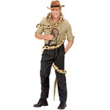 Giant snake worn by zoo tamer