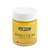 Global spirit gum adhesive for facial hair.