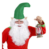 Green gnome hat made from felt