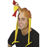 Novelty gobbler bonnet turkey hat for American parties, crazy hat days, and Christmas events