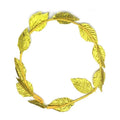 Gold Leaf Wreath Headpiece