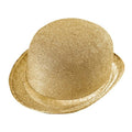 Gold Lurex Bowler Hat