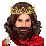 Lightweight gold crown suitable for king and queen outfits