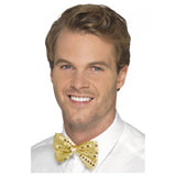 gold sequin bow tie classic costume accessory