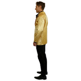 Gold Sequin Disco Jacket for Men – Side View