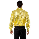 70s gold disco shirt mens costume australia