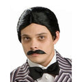 Gomez Addams Wig & Moustache Adult
