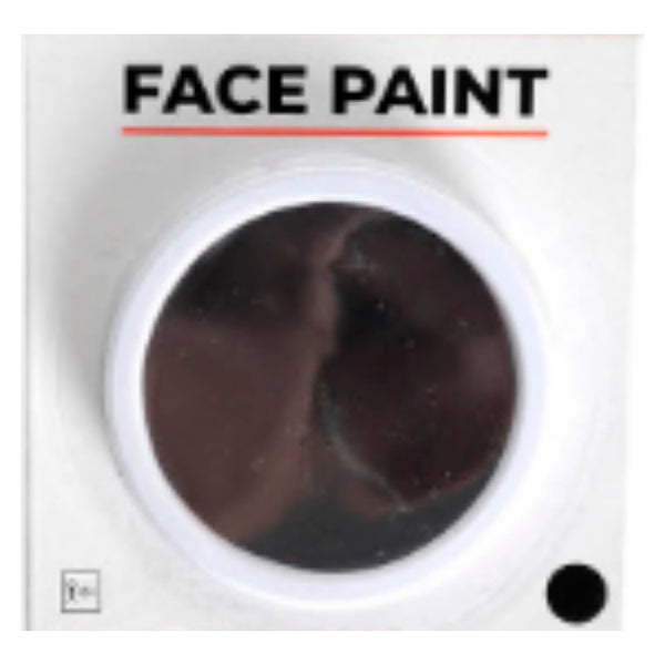 Assorted grease face paint colours for Halloween costumes – witches, skeletons, pumpkins, devils, and creative makeup looks