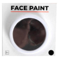 Assorted grease face paint colours for Halloween costumes – witches, skeletons, pumpkins, devils, and creative makeup looks