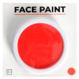 red face paint perfect for Devils at Halloween