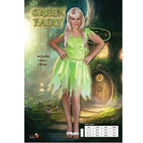 Packaging for green fairy womens costume