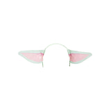 Close up of grogu ears on headband