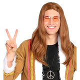 Retro groovy dude wig costume