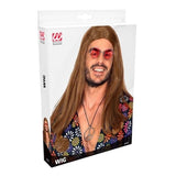 Box for 1960s hippie style wig unisex