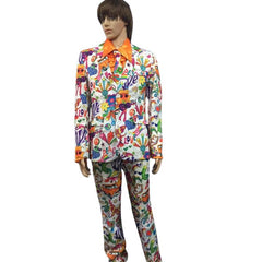 Groovy 60s and 70s men’s retro suit with wig and tie for hire in Brisbane