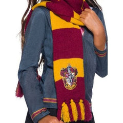 Gryffindor deluxe scarf with house colours and embroidered crest from Harry Potter