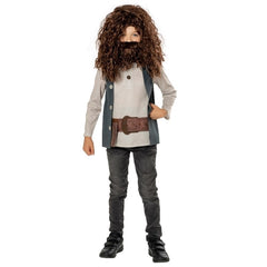 Official Hagrid costume for children from Harry Potter with wig and beard for Book Week