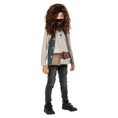 Child Hagrid costume with tunic, belt, wig and beard from Harry Potter
