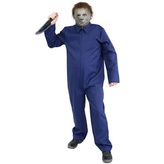 Halloween Blue Mens Jumpsuit perfect for a scary halloween outfit