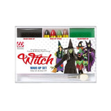 Witch halloween makeup set