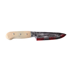 Halloween plastic costume knife prop for horror and spooky costumes
