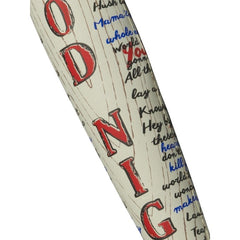 Inflatable Harley Quinn bat with “Good Night” text, inspired by Birds of Prey