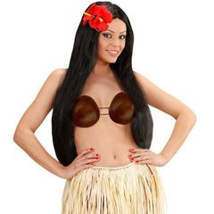Tropical coconut bra novelty dress up