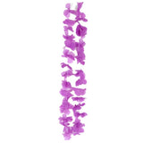 Purple hawaiian small flower lei costume accessory