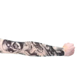 hip hop tattoo sleeve single arm realistic fake tattoo costume accessory
