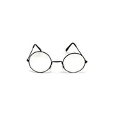 Clear lens round glasses for 60s or wizard looks