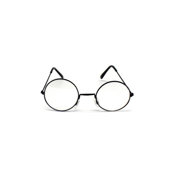 Clear lens round glasses for 60s or wizard looks