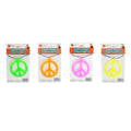 Hippie Peace Sign Necklace Assorted Colours