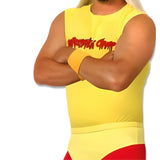Retro wrestler costume inspired by 1980s wrestling