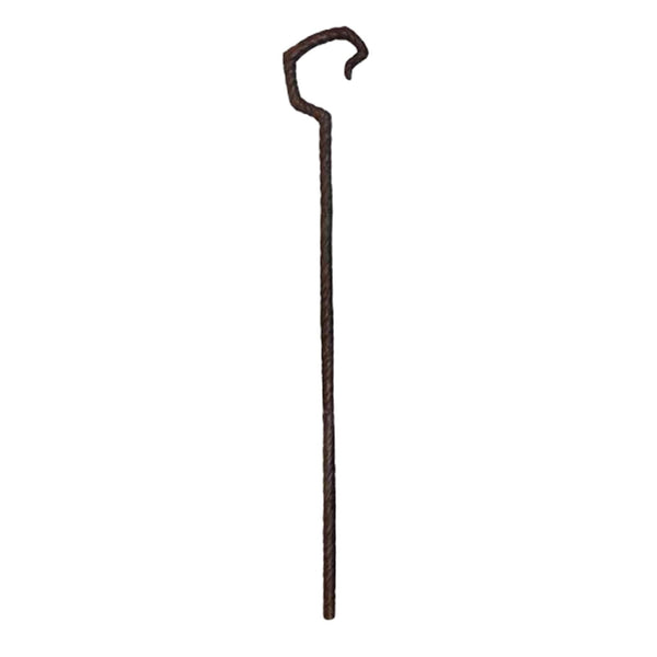 150cm hooked shepherd staff costume prop with 3-piece assembly for nativity and religious events